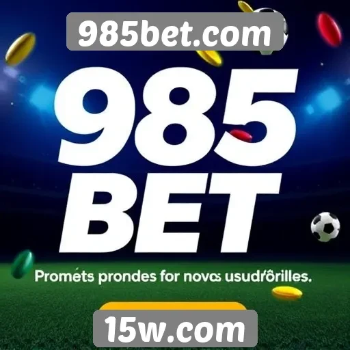 Plataforma 985bet.com apresenta promoções para novos usuários